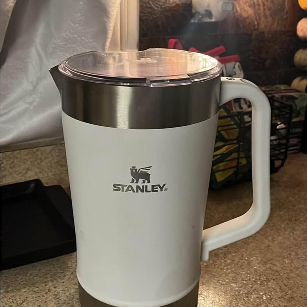 Stanley White and Silver Insulated Pitcher